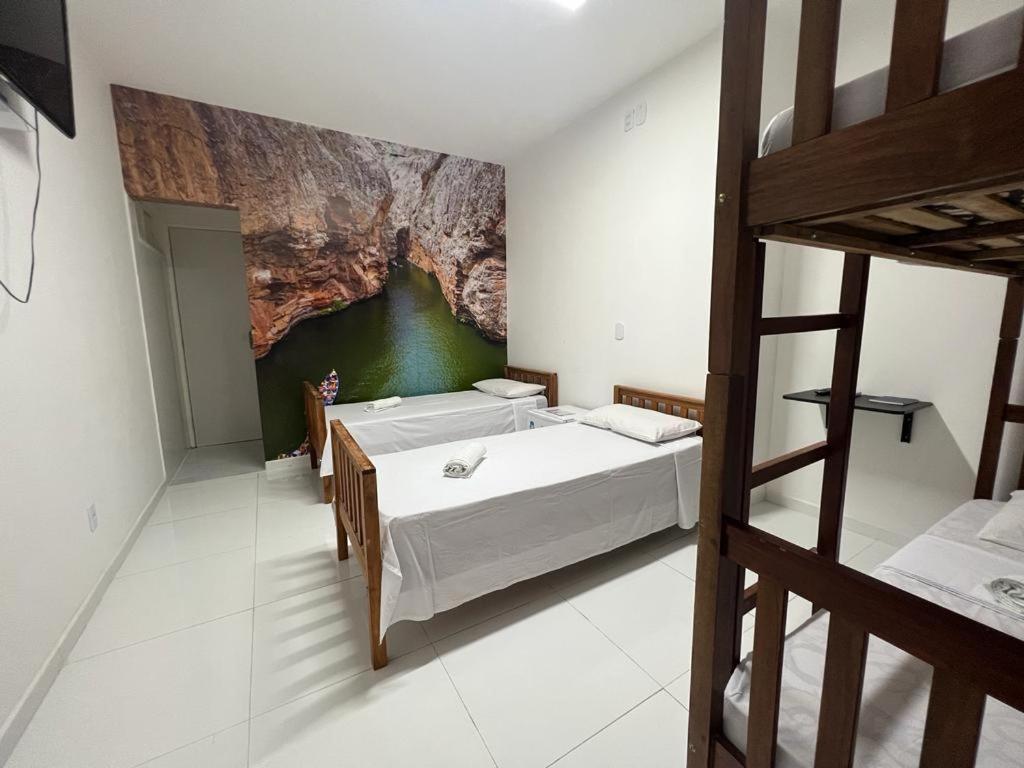 Pelo Sertao Hostel פיראניאס חדר תמונה